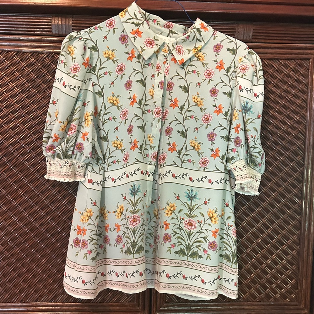 Alex & Lili Floral Blouse